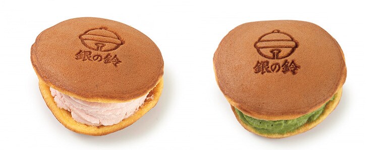 第5位 コロンバン 「銀の鈴サンドパンケーキ 抹茶／苺」各297円。