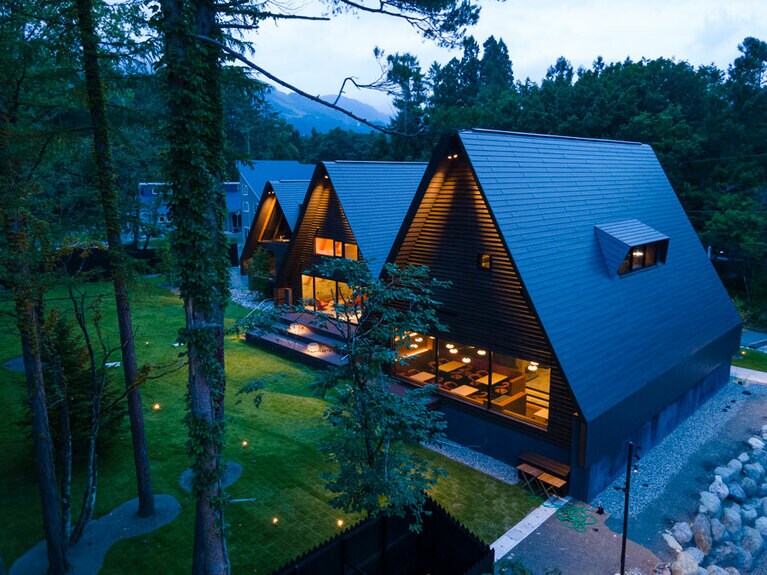 ウインターリゾートの街、白馬にある。