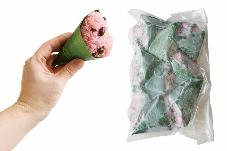 赤飯 笹巻〈80g×9個〉1,800円／祇園鳴海屋