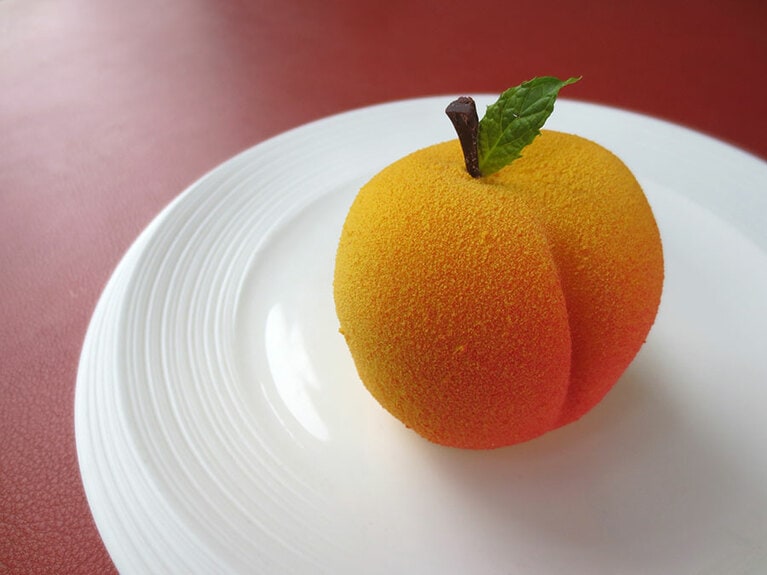 「アプリコット」950円。酸味を効かせた夏にぴったりの味わい。