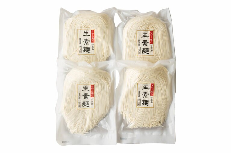 生そうめん〈200g(2食分)×4〉2,150円／なかぶ庵