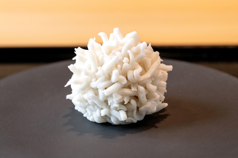 「雪餅」飲み物付き1,969円。2月14日（土）まで。