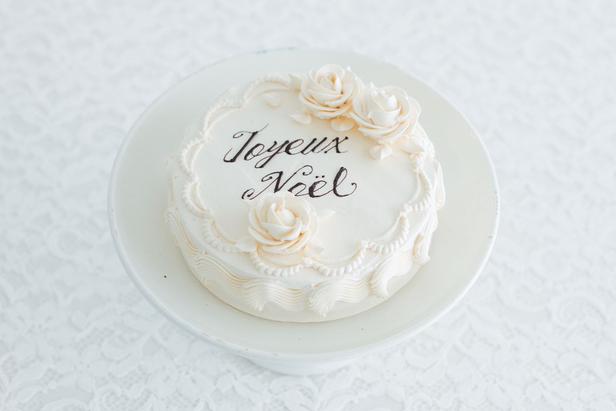 「バタークリームケーキ」φ15cm 4,104円／銀座ウエスト 本店