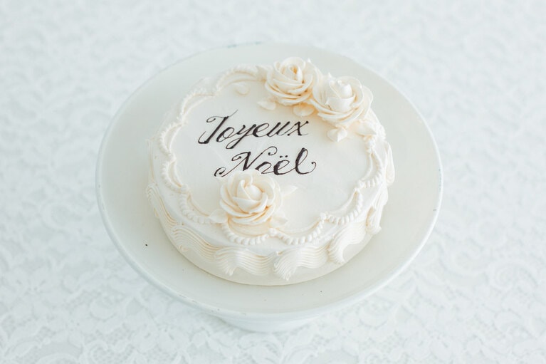 「バタークリームケーキ」φ15cm 4,104円／銀座ウエスト 本店