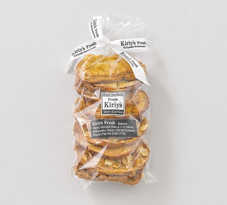 キリーズフレッシュの「Kiriy's ラスク」10枚入 750円(税込)。