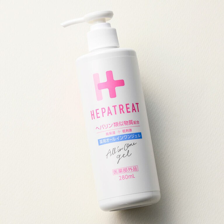 ヘパトリート 薬用オールインワンジェル［医薬部外品］280mL 1,980円／日本ゼトック