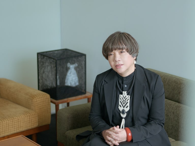 片岡真実館長。