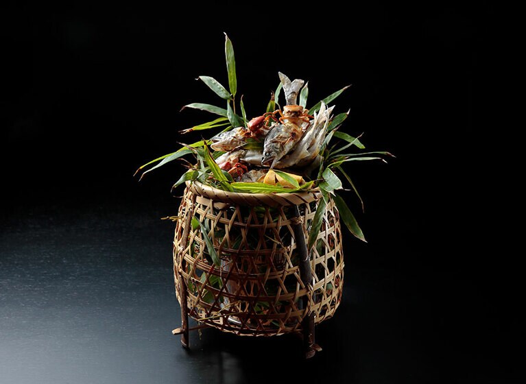 日本料理-舳-MIYOSHI シグネチャーメニュー。