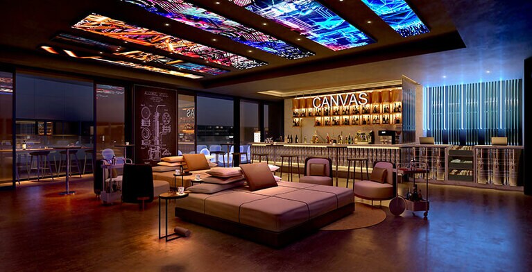 カウントダウンイベントも開催予定のメインバー「CANVAS LOUNGE produced by P.C.M.」のイメージ。