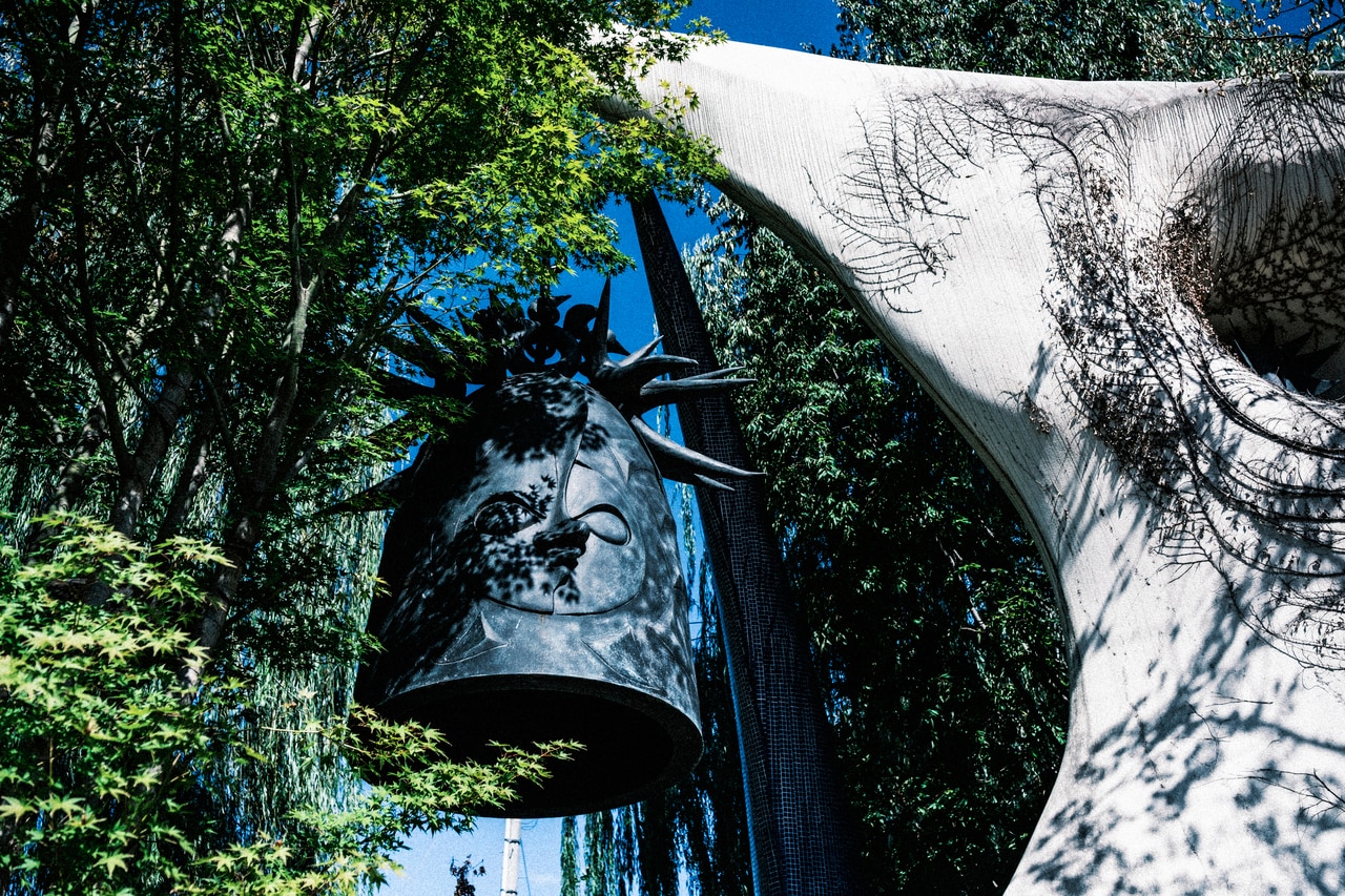 岡本太郎の作品も前橋市の街なかに展示されている。