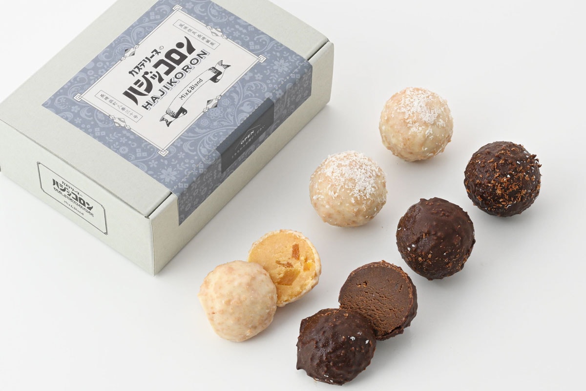 ハジッコロン 2種類×3個入り 980円／Mix＆Blend