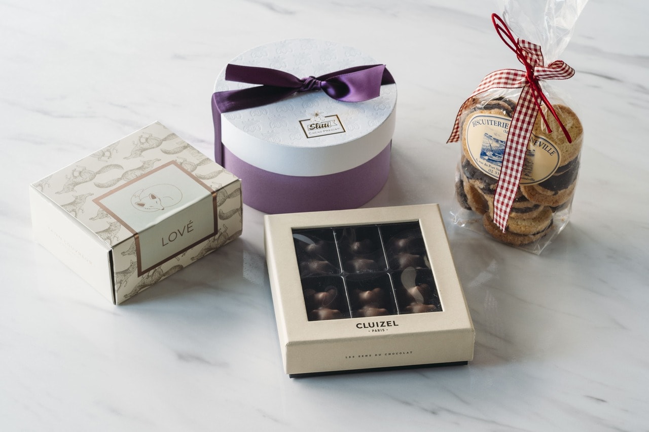 福田さんが厳選した4つのチョコレート。