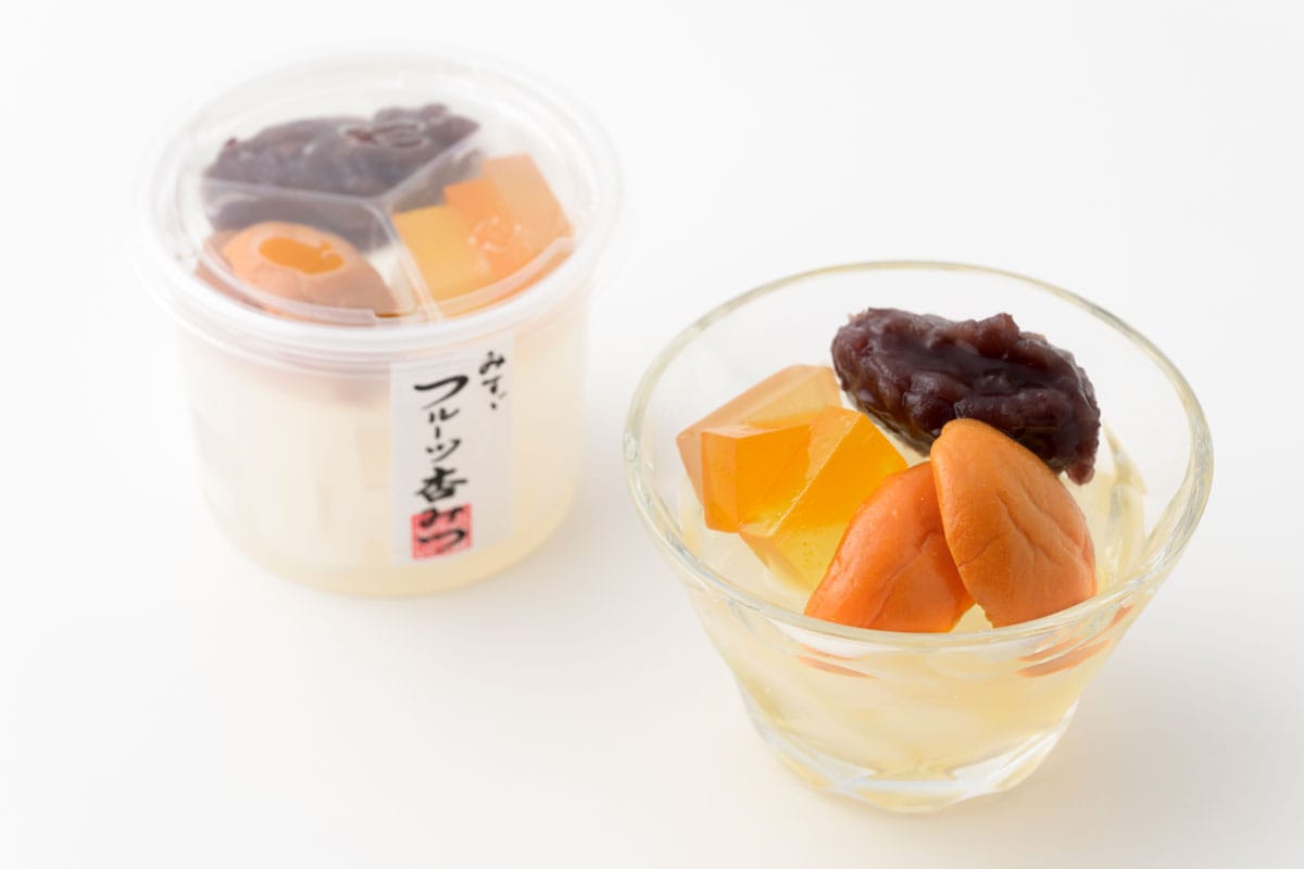 みすゞフルーツ杏みつ 各630円（200g）。※販売は～11月中旬頃まで／みすゞ飴本舗 飯島商店