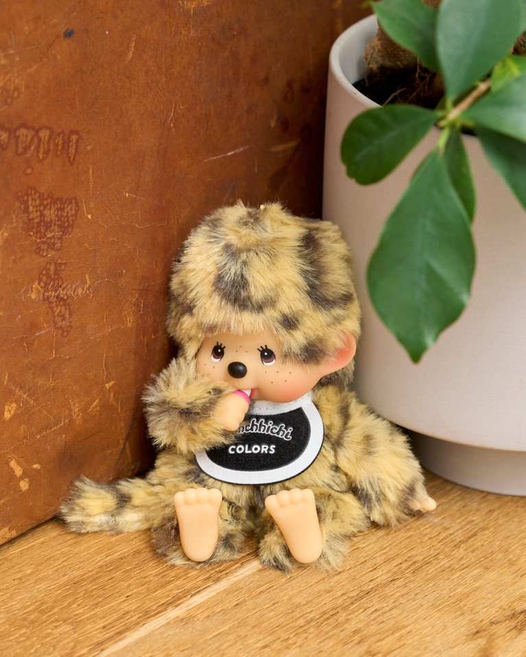 モンチッチCOLORS キーチェーン ヒョウ柄 2,200円。©SEKIGUCHI