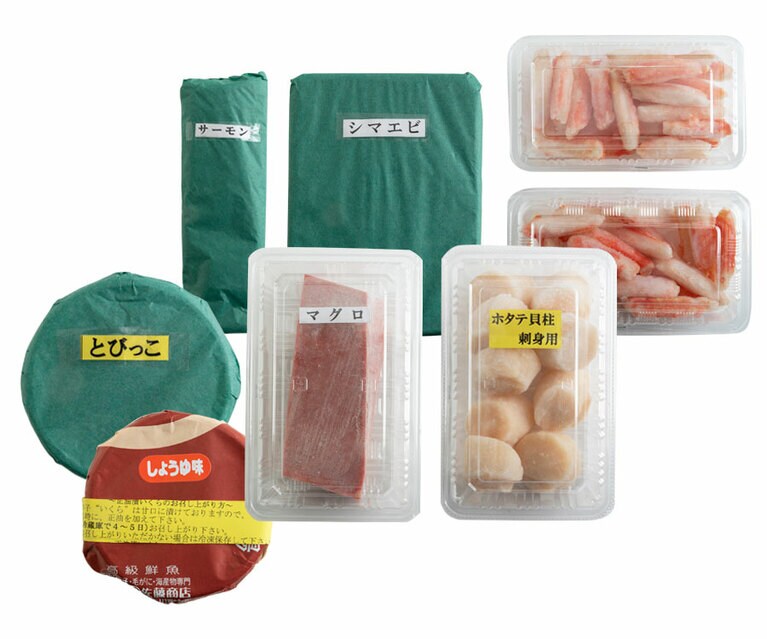 高級 手巻き寿司セット 17,500円／丸み佐藤商店