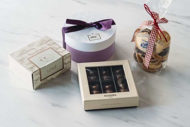 福田さんが厳選した4つのチョコレート。