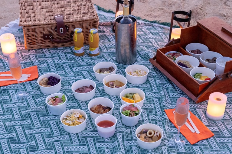 前菜、メイン、食事、デザートまでバラエティ豊かに楽しめる。