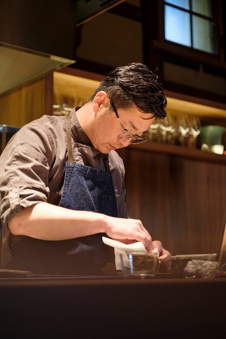 柚木シェフは豊かな感性の持ち主。