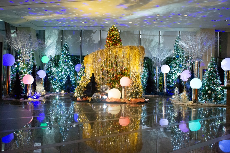 グランド ハイアット 東京のクリスマスツリー。