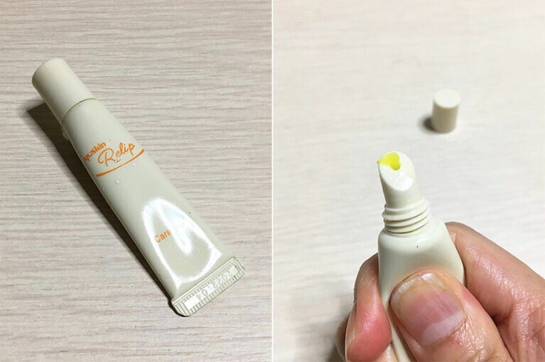 ちなみにこちらがチューブタイプ。ユースキン リリップケアチューブa。