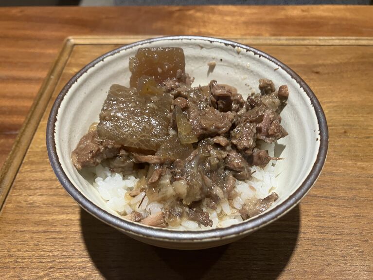 「ミニ煮込みライス」480円