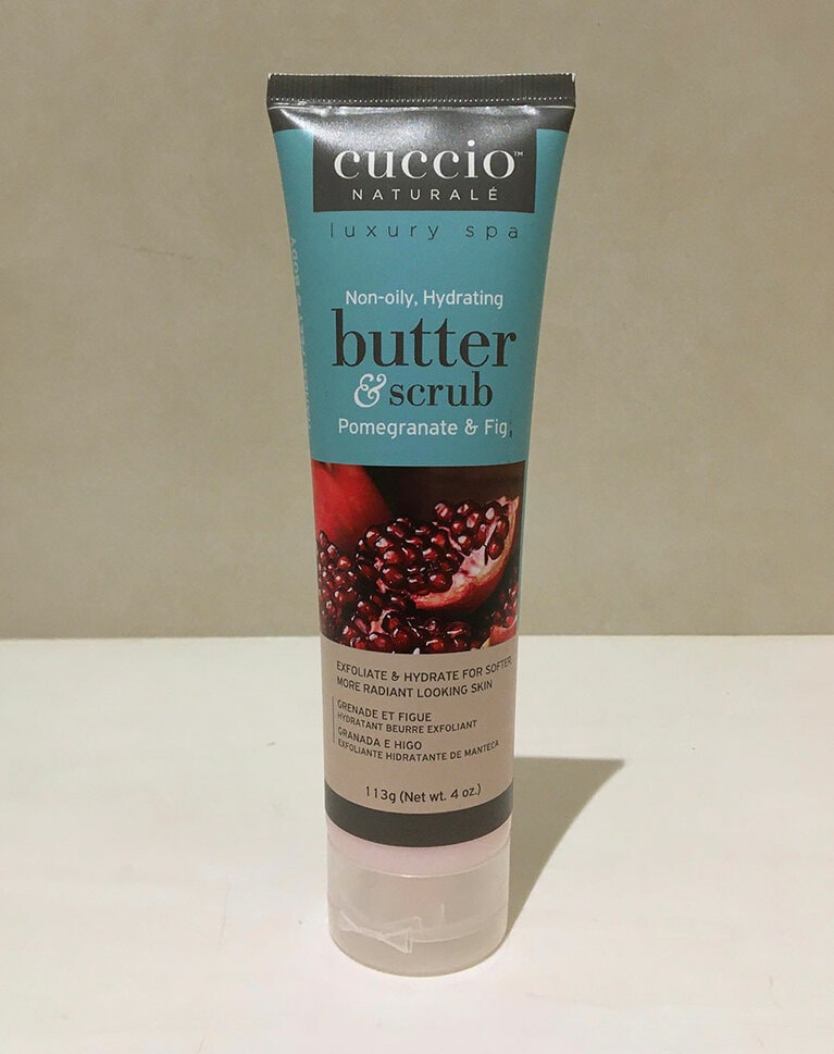 「cuccio(クシオ) バタースクラブ ザクロ＆イチジク」2,640円。