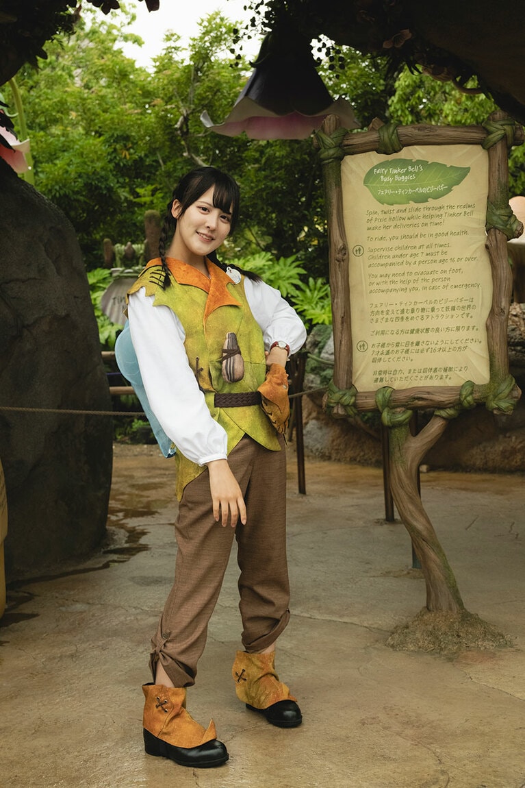 フェアリー・ティンカーベルのビジーバギーではキャストの衣装にも注目！