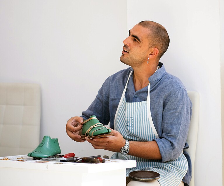 2代目職人のアントニーノさん。