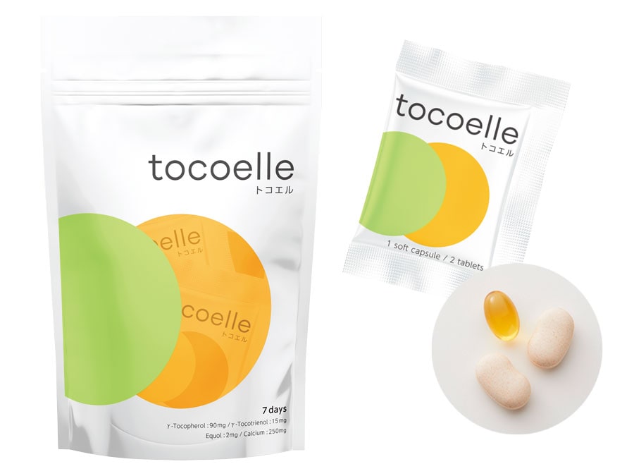 tocoelle 7袋入り（1日1袋（3粒）目安）1,296円／大塚製薬