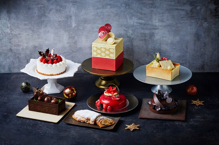 ホテル雅叙園東京のクリスマスケーキ。