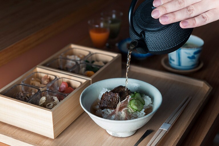 材料を厳選し、化学調味料不使用で作る朝食(2,500円)は予約して召し上がれ。