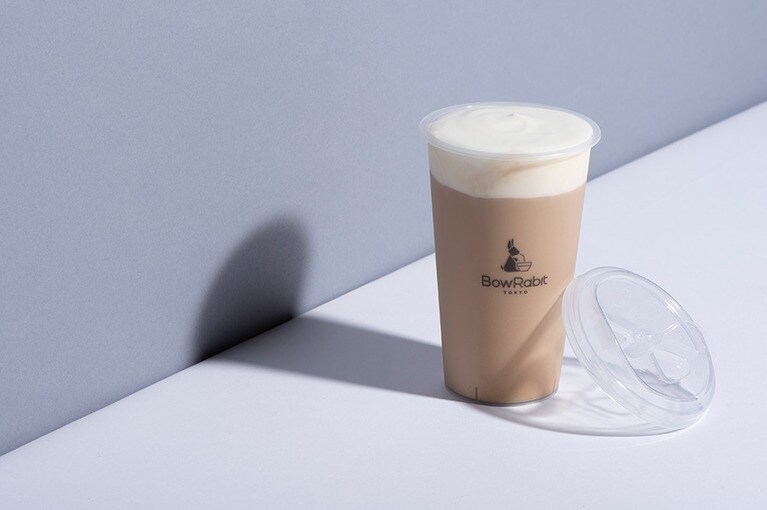 BowRabit TOKYO「BowRabit ミルクチーズティー(M）」537円。