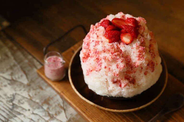 【SANS SOUCI(サンスーシィ)】フルーツみるく氷 800円～。