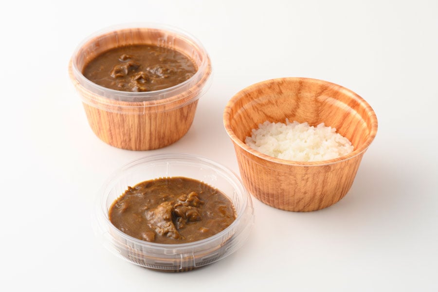 肉屋の牛スジカレーライス 798円（1食）。