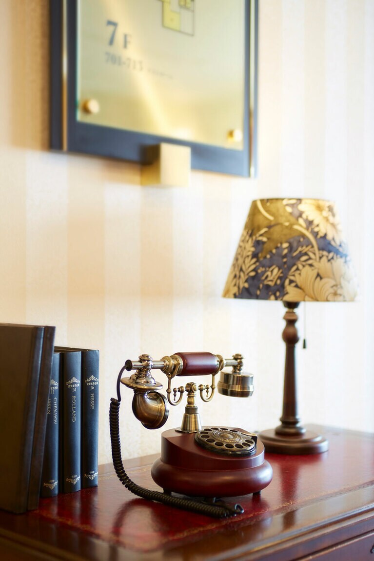 ホテル内のそこかしこに英国の香りが漂う。