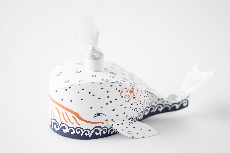 筒井時正玩具花火製造所の「吹き上げる 鯨花」 450円。