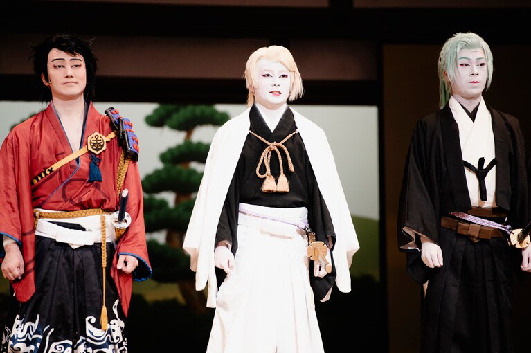 髭切役／中村莟玉。