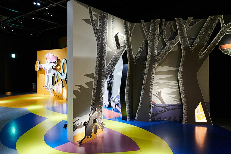 コケムス3階の展示。