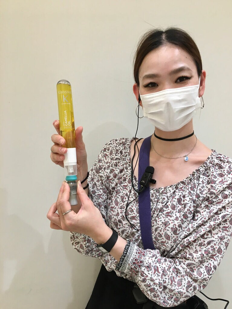 スタイリストの飯島千賀子さん。