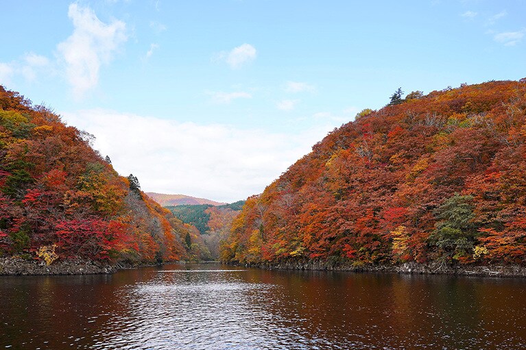 【秋田県】太平湖。