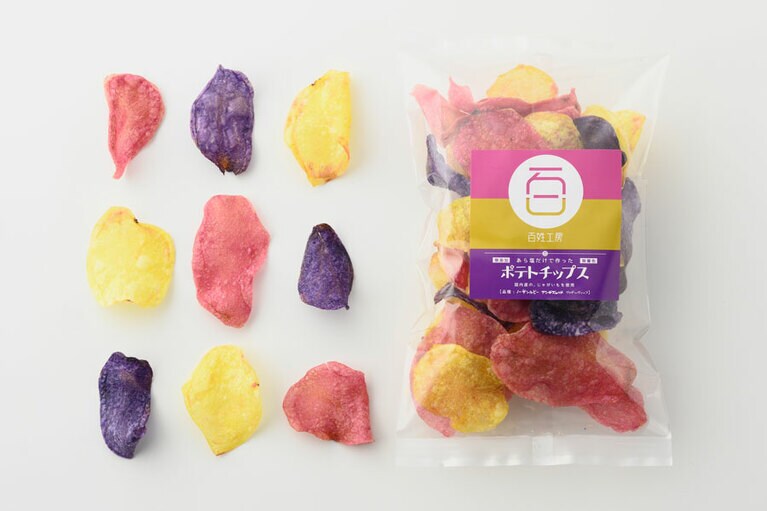 百姓工房 伊賀の大地「なんとこれはじゃがいもです。」65g 250円／三重県