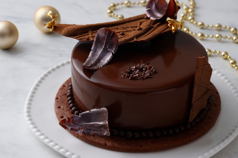 ホテルニューグランドの「フイユ・ド・ショコラ」。