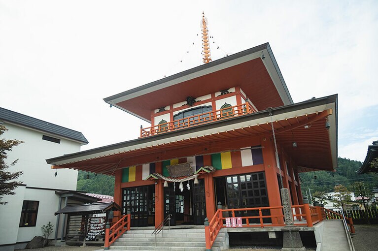 大円寺。「大鰐の大日様」として篤い信仰を集める。