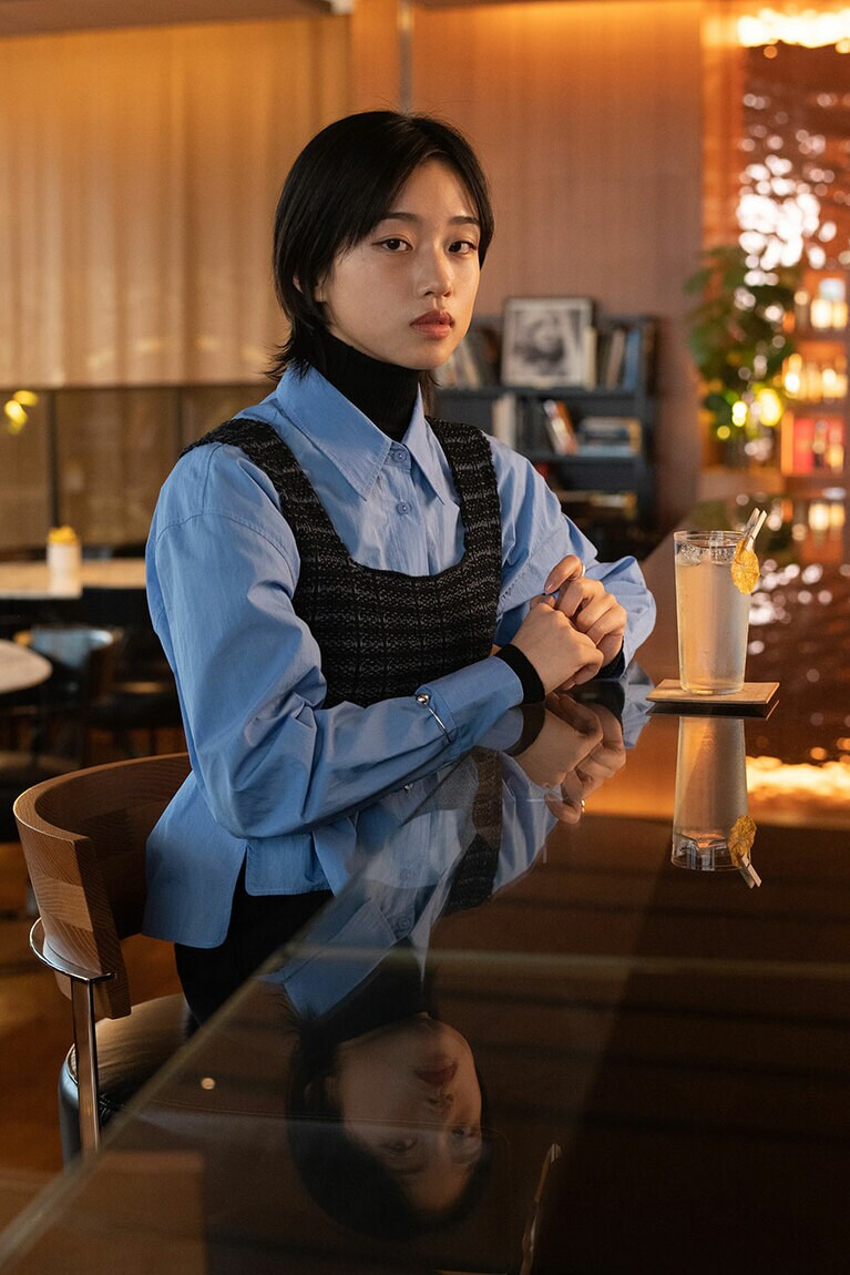 先ほどまでの2軒とはちょっと違う大人の表情を見せる河合さん。