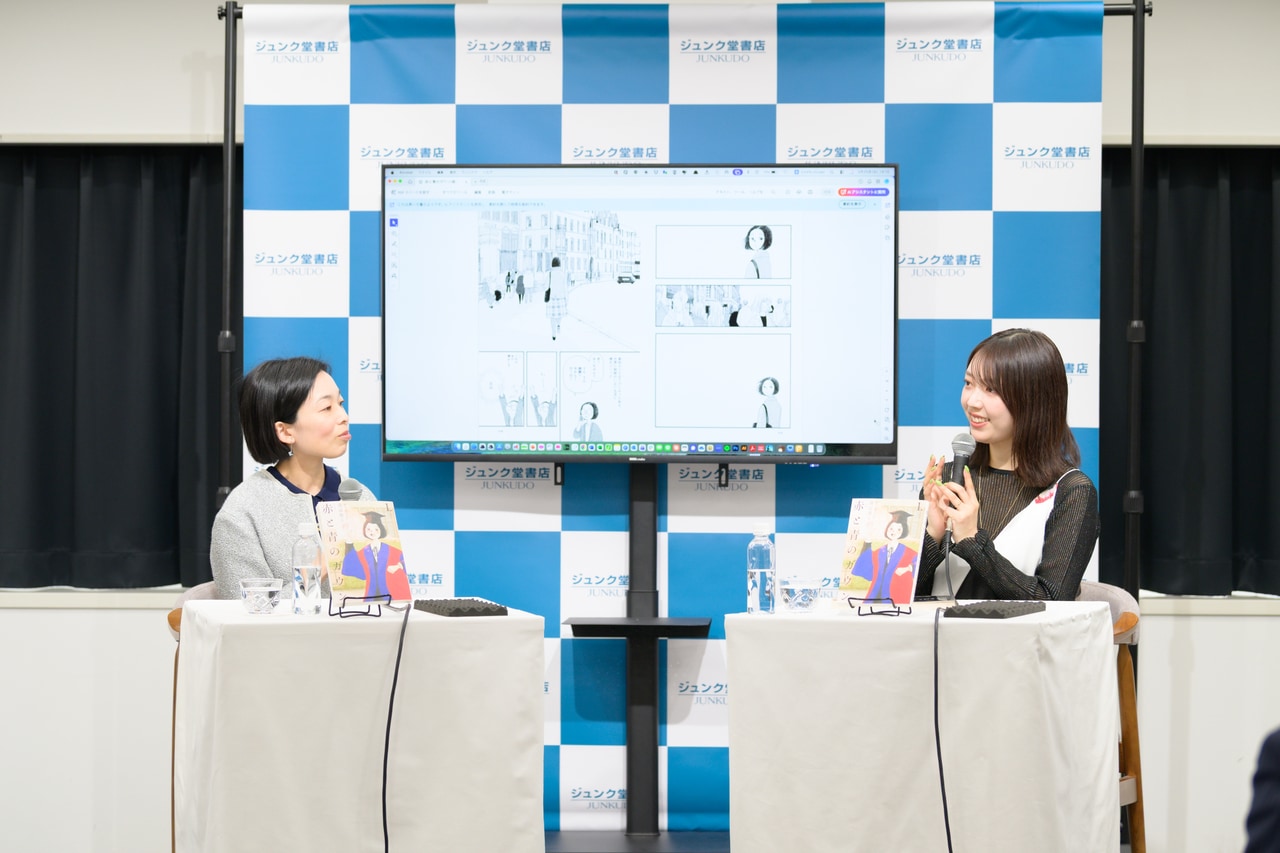 左から、彬子女王殿下と文芸評論家の三宅香帆さん。