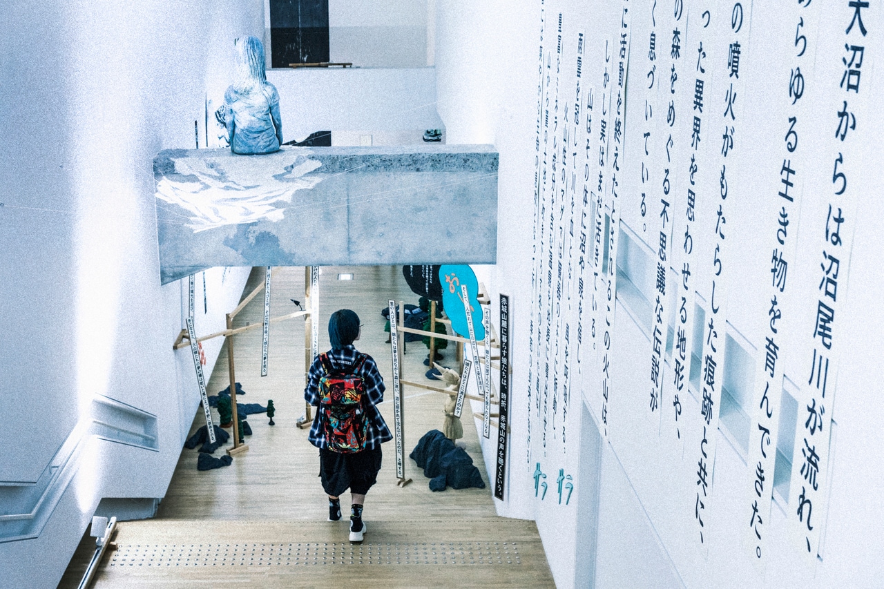 展示空間の仕掛けも「ゴースト展」を効果的に演出している。