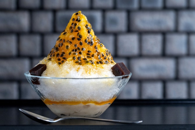TORAYA GINZA】猛暑のご褒美はパッションフルーツと白餡のかき氷