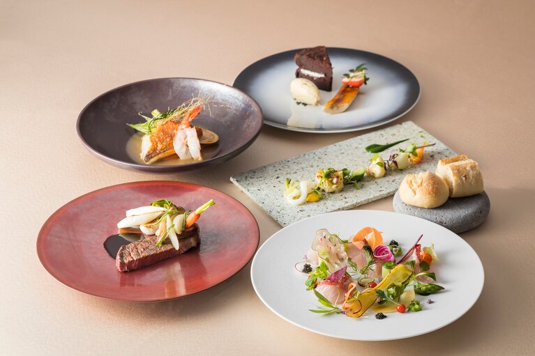 レストラン「ルアン」では、佐原の発酵食文化を、季節によって変化するフレンチで堪能できる。