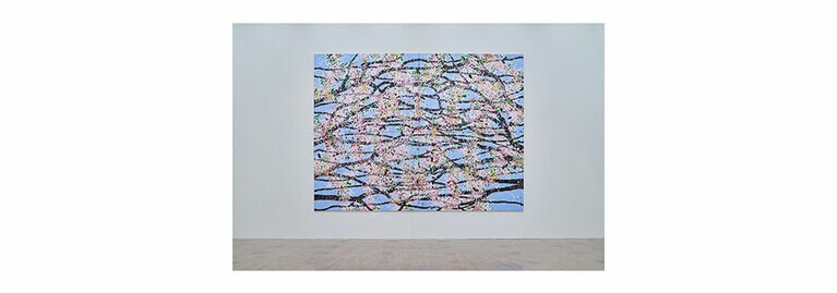 「ダミアン・ハースト　桜」展示風景 2022年 国立新美術館　Photographed by Masaya Yoshimura © Damien Hirst and Science Ltd All rights reserved, DACS 2022