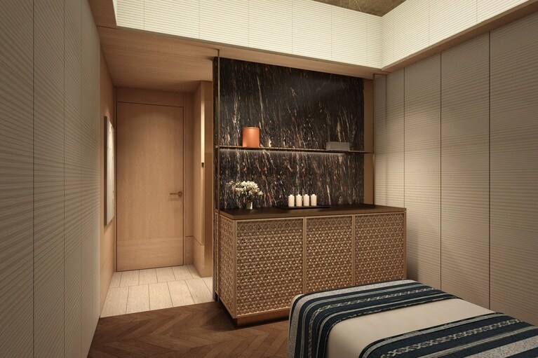 19階から23階が宿泊者専用のゲストルーム。